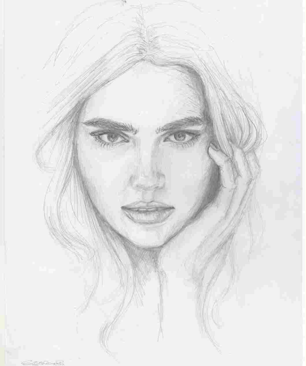 Portrait Drawing Easy at Explore collection of