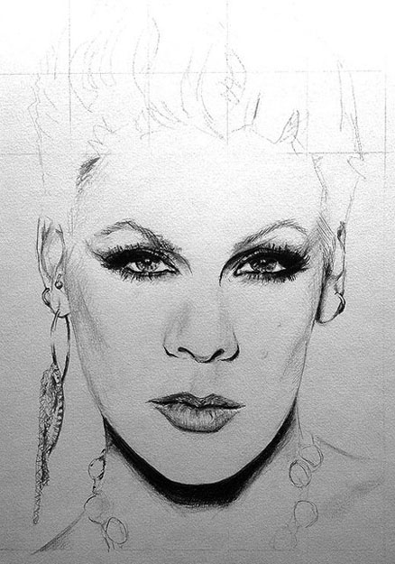 438x625 Demo How To Draw A Portrait Step - Portrait Drawing Easy