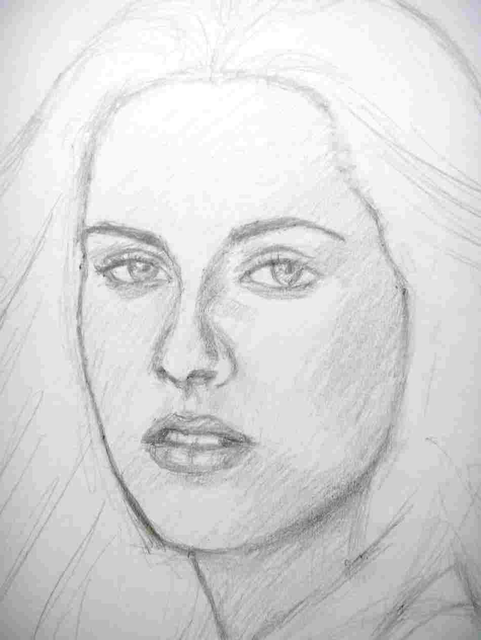 950x1264 Easy Beginner Face Portrait Drawing - Portrait Drawing Easy