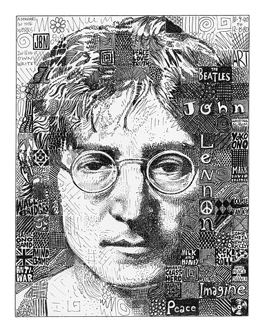 384x480 Jacobe Benedetto Noonan - Portrait Drawing Grid