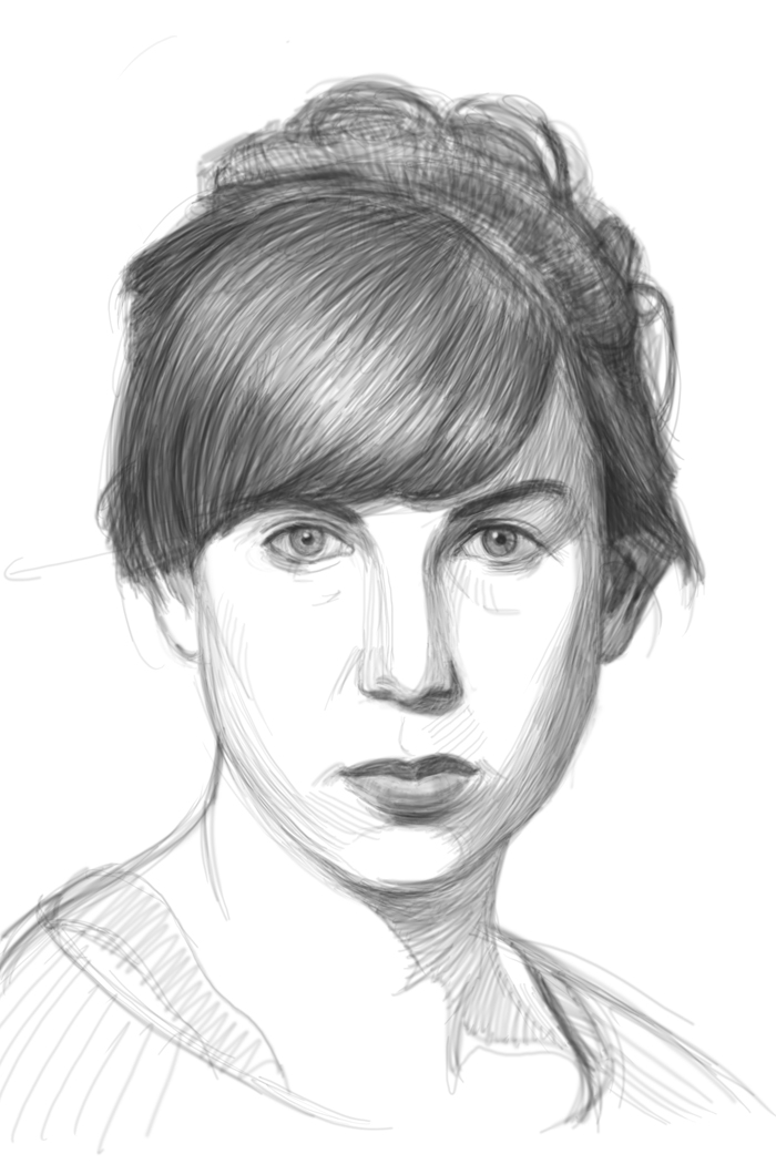 700x1050 Front View Portrait Drawing Tutorial Part One - Portrait Drawing Online