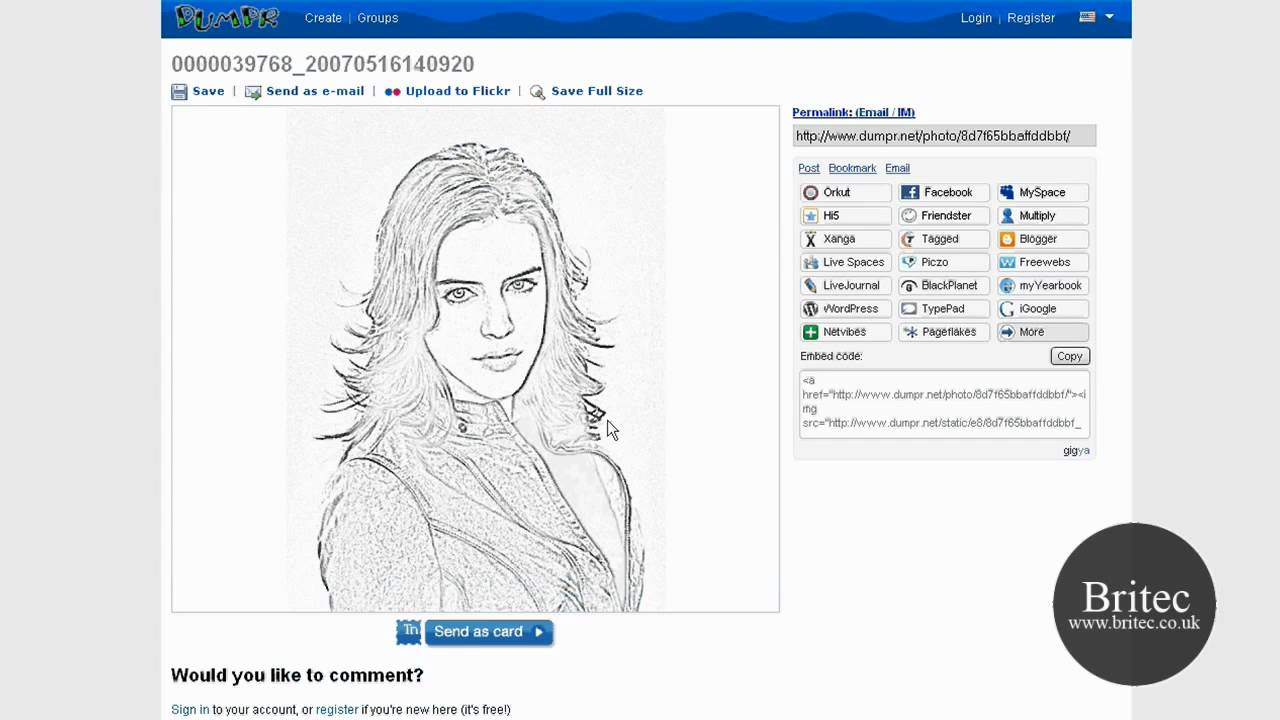 1280x720 Online Pencil Sketch Drawing Tool To Draw Pencil Portrait - Portrait Drawing Online