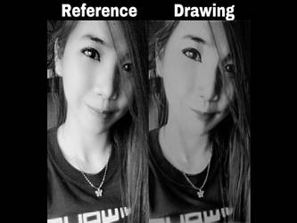 333x250 My Self Portrait Xd - Portrait Reference For Drawing