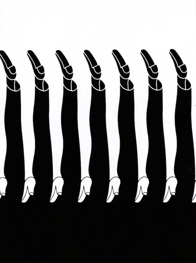 750x1007 negative space art - Positive And Negative Drawing