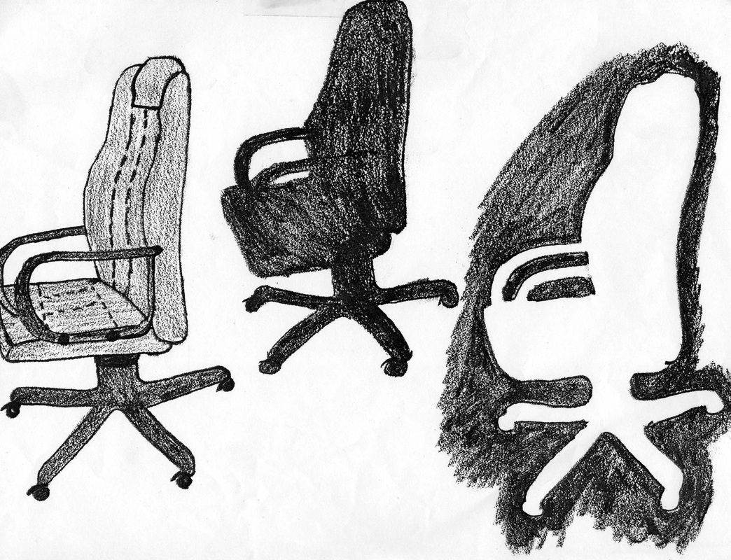 1044x800 negative space drawing - Positive And Negative Drawing