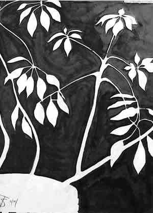 300x418 positive negative space drawing shape, form, space space - Positive And Negative Drawing