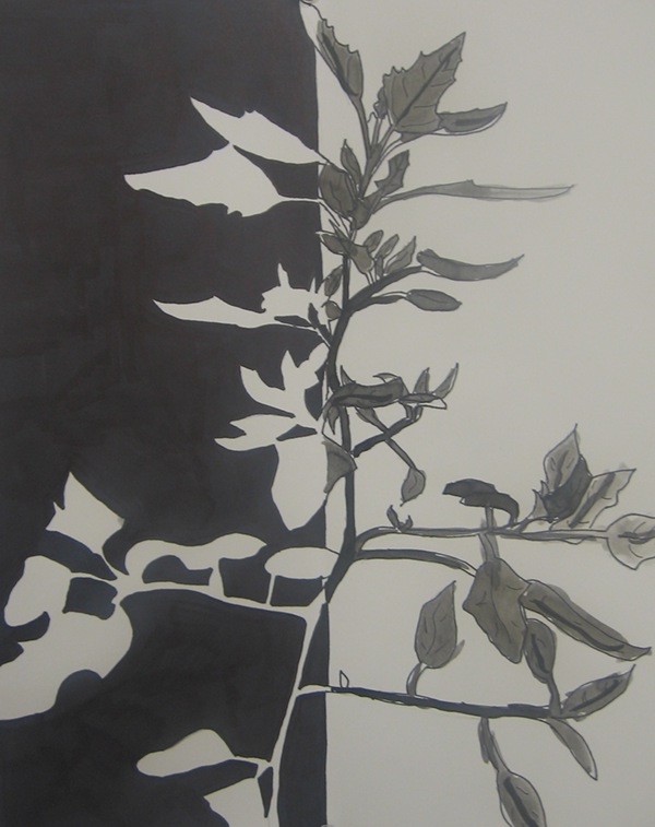 600x757 positive negative space study - Positive And Negative Drawing