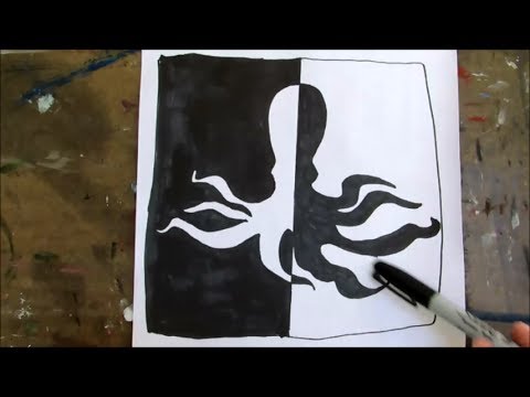 480x360 fun with positive and negative space - Positive And Negative Drawing