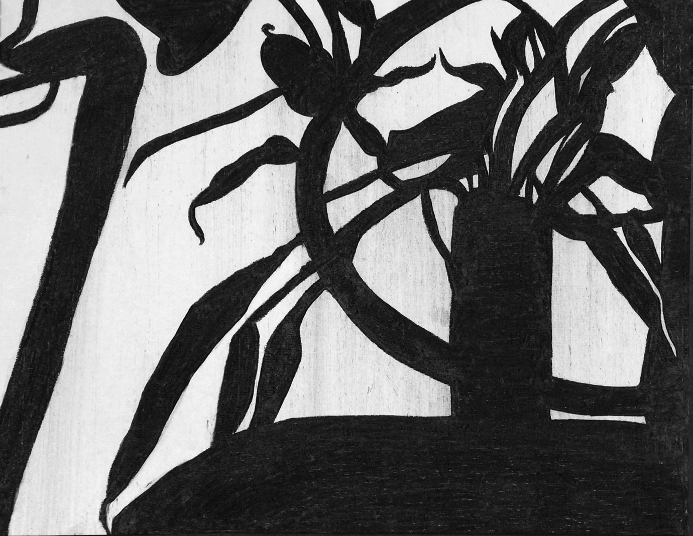 1380x1068 march from the oak desk - Positive Negative Drawing