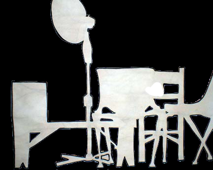 432x346 October - Positive Negative Drawing