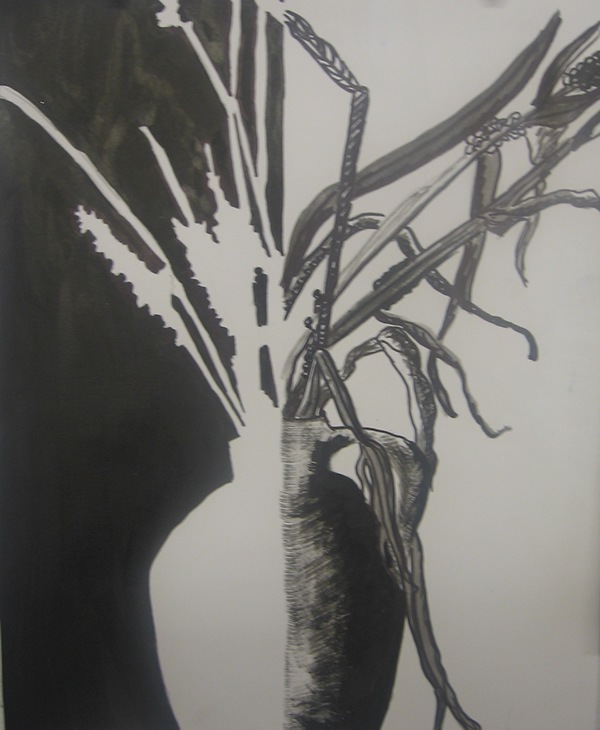 600x730 positive negative space study - Positive Negative Drawing