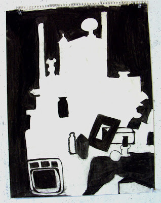 318x400 beginning drawing positive negative drawings from last - Positive Negative Drawing