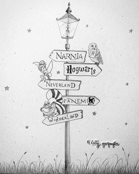 474x592 Pencil Drawing, Lamp Post Harry Potter, Hogwarts, Peter Pan - Post Drawing