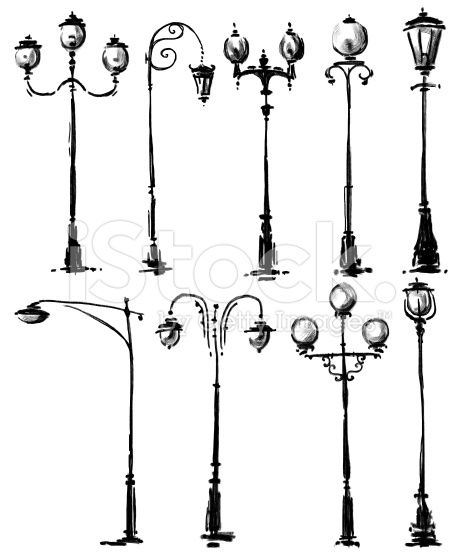463x556 Collection Of Lamp Post Drawings In Hpc Dddn Drawings - Post Drawing