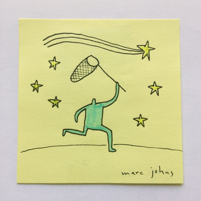 800x800 Marc Johns On Twitter Made Some Post It Note Drawings - Post It Drawings