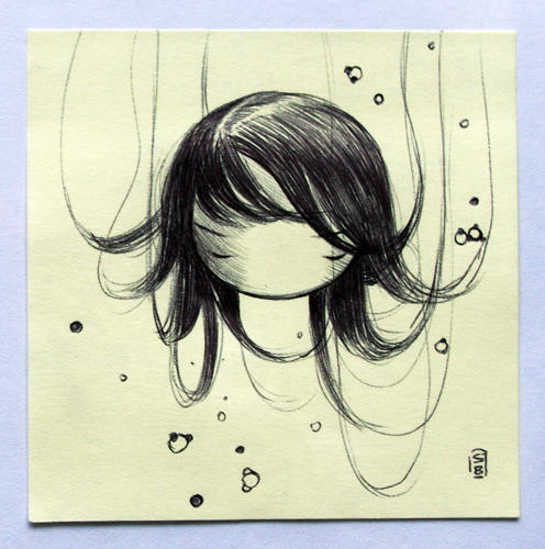 496x500 Post It Note Drawings On Behance - Post It Drawings