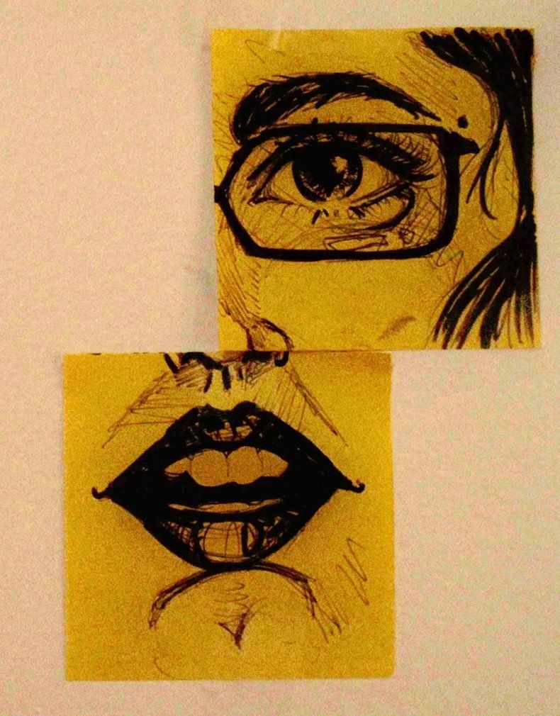 790x1010 Post It Note Art - Post It Drawings