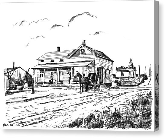 546x457 first post office drawing - Post Office Drawing