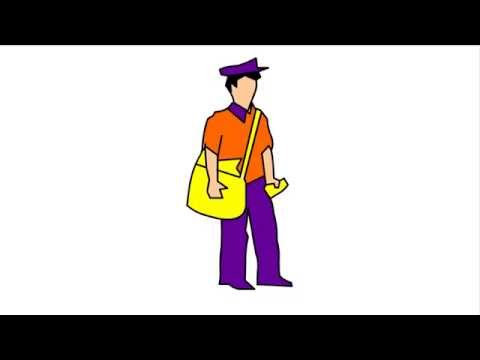 480x360  - Postman Drawing