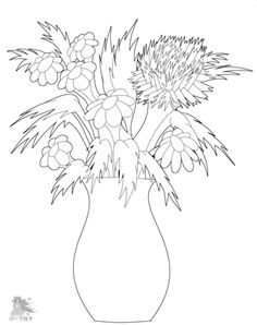 236x298 Flower Pot Images For Drawing Sketches - Pot Flower Drawing
