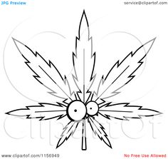 Pot Leaf Drawing Step By Step