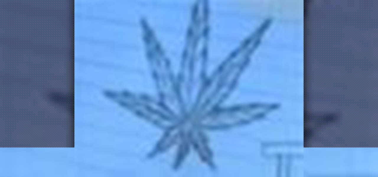 1280x600 How To Draw A Pot Weed Leaf Perfectly Drawing Illustration - Pot Leaf Drawing Step By Step