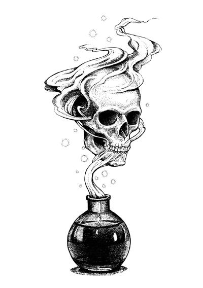 400x568 Day - Potion Drawing