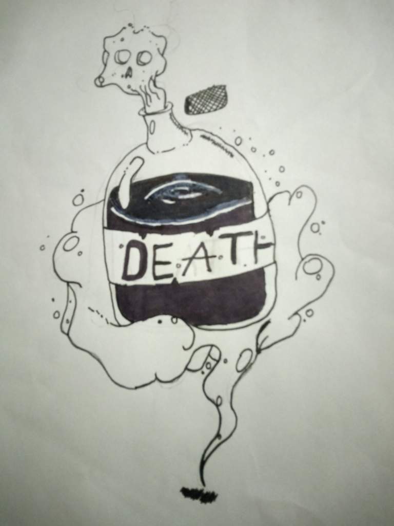 768x1024 Death Potion Drawing - Potion Drawing
