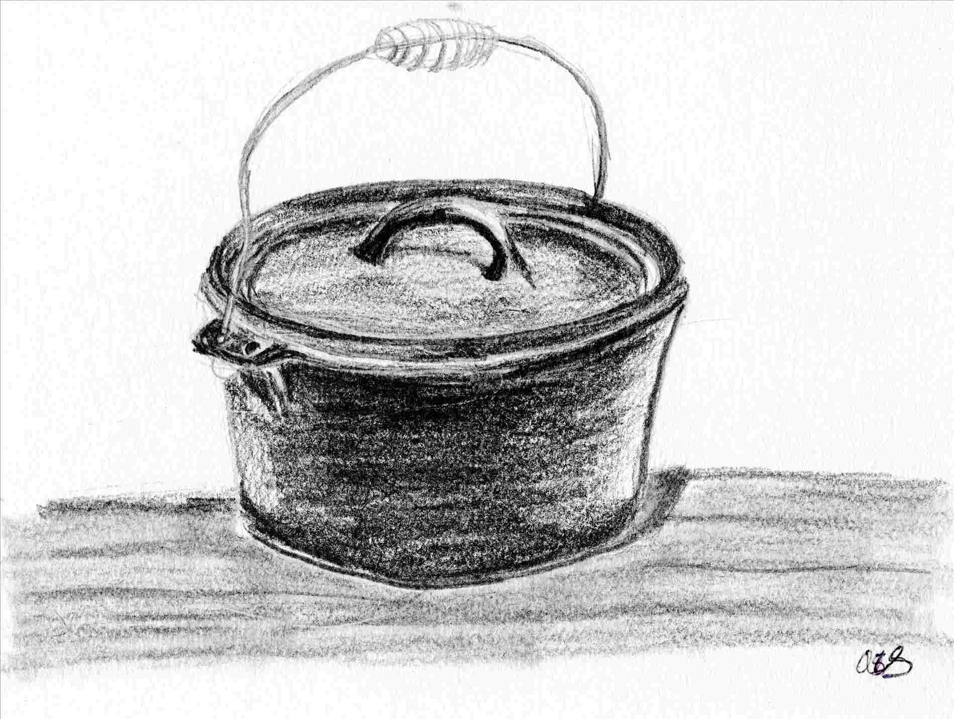 Pots And Pans Drawing at Explore collection of