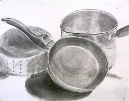 444x350 Pots N' Pans - Pots And Pans Drawing