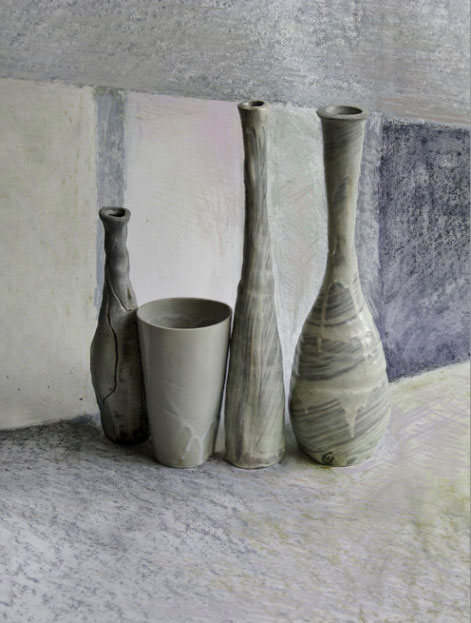 471x623 mix media ceramics - Pottery Drawing