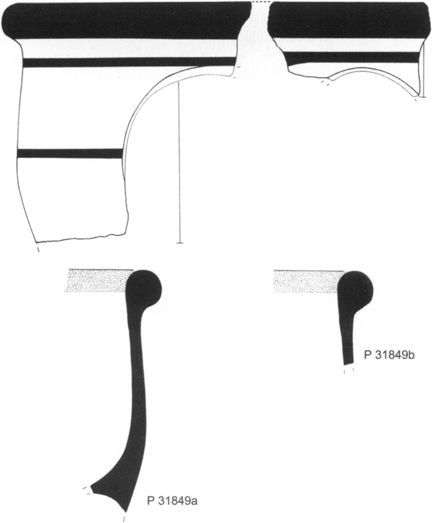 850x1028 drawing of fragments of early century b c potty - Potty Drawing