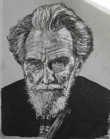 375x473 ezra pound drawing - Pound Drawing