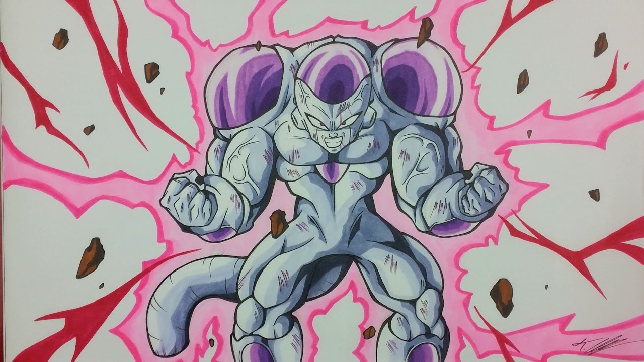 1280x720 drawing frieza full power tolgart - Power Drawing