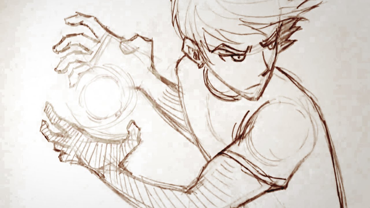 1280x720 How To Draw A Fireball Power Up! - Power Drawing