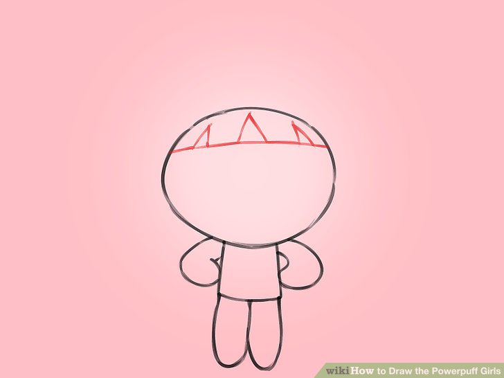 728x546 ways to draw the powerpuff girls - Power Girl Drawing