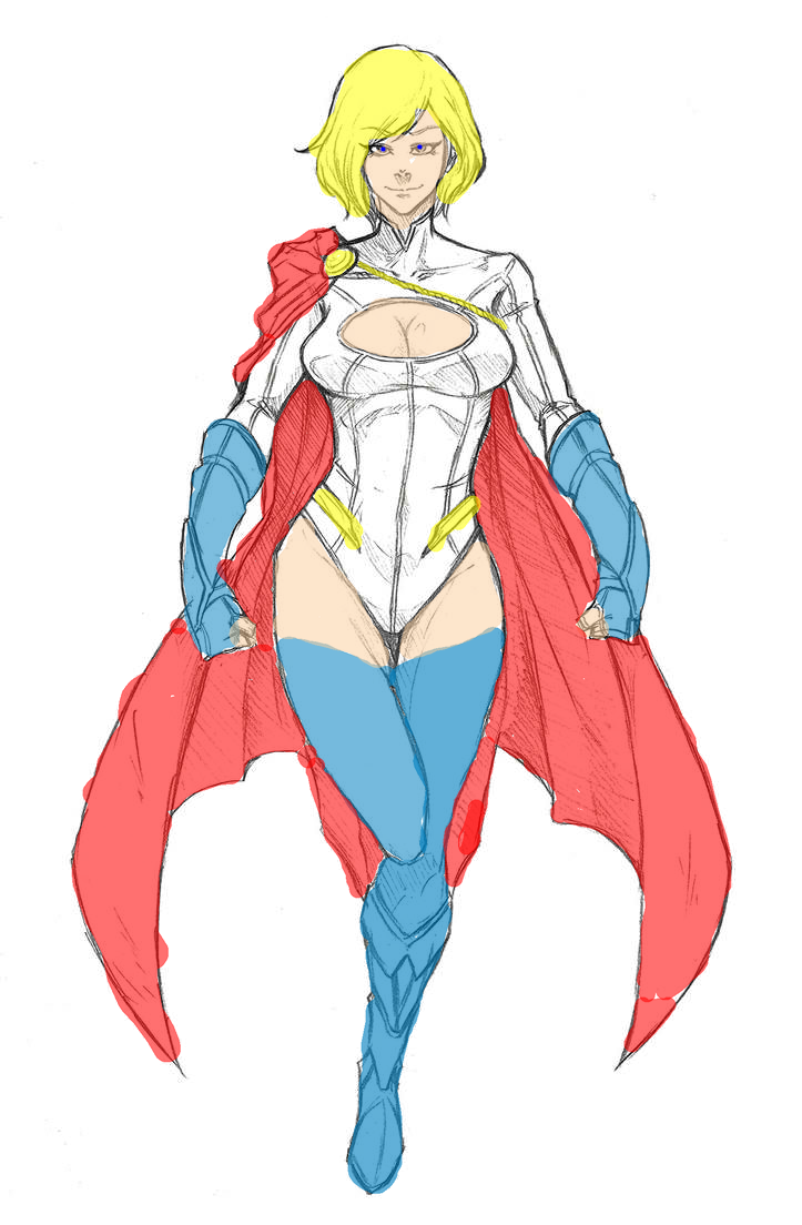 723x1104 Power Girl Redesign Is It Good Dccomics - Power Girl Drawing