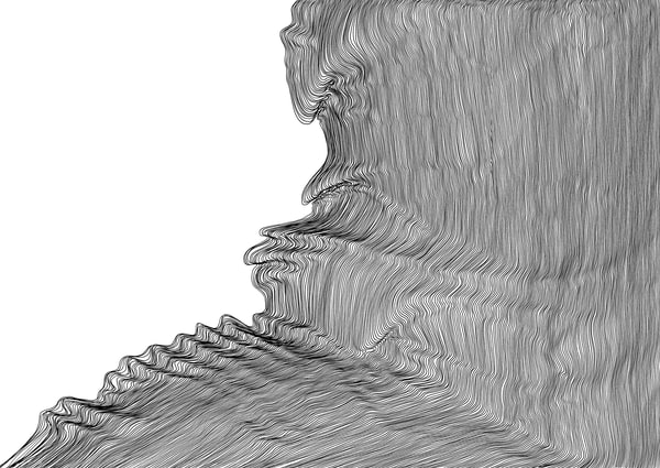 600x425 textured pen and ink pattern line art prints jeff brackett - Power Line Drawing