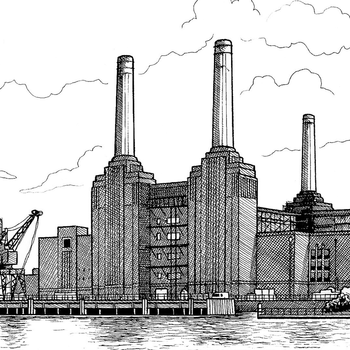 Power Plant Drawing at Explore collection of Power