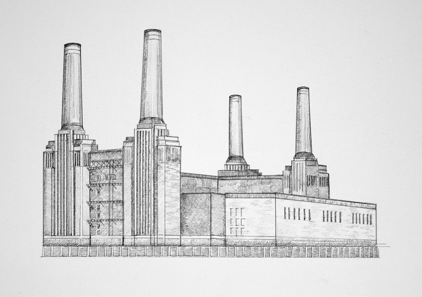 Power Plant Drawing at Explore collection of Power