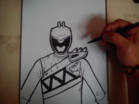 480x360 how to draw power ranger dino charge - Power Rangers Dino Charge Drawing