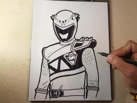 480x360 how to draw power ranger dino charge grapyte como dibujar - Power Rangers Dino Charge Drawing