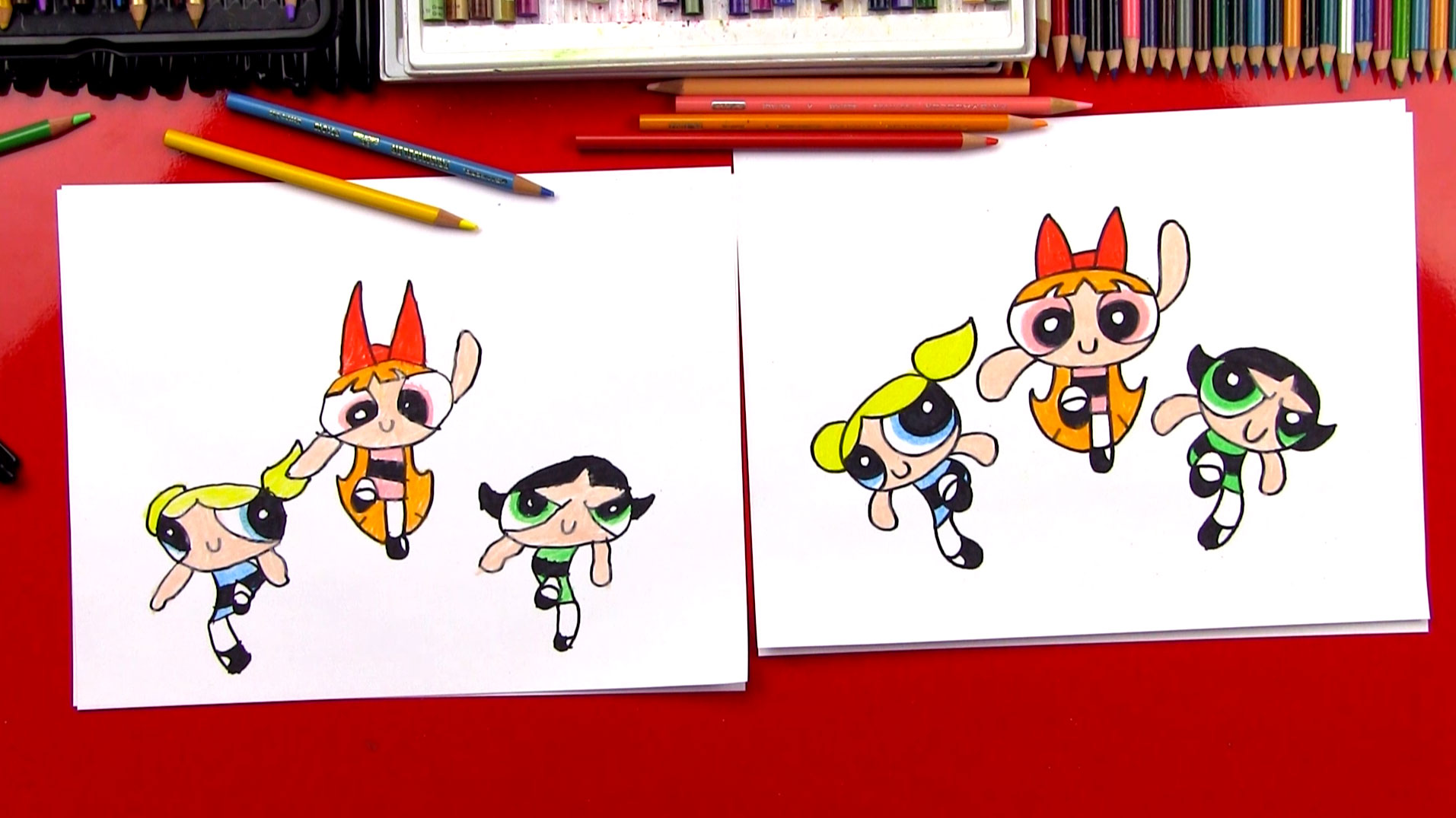 1913x1075 How To Draw The Powerpuff Girls - Powerpuff Drawing