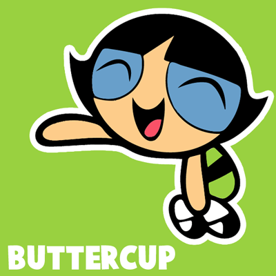 400x400 How To Draw Buttercup From Powerpuff Girls With Easy Steps - Powerpuff Drawing