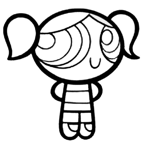 600x603 Bubble Drawing Powerpuff Girls For Free Download - Powerpuff Drawing