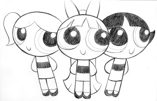 320x206 Pyre Powerpuff Girls - Powerpuff Drawing