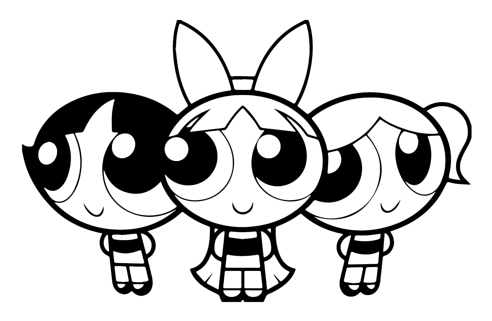 1600x1044 The Powerpuff Girls - Powerpuff Drawing