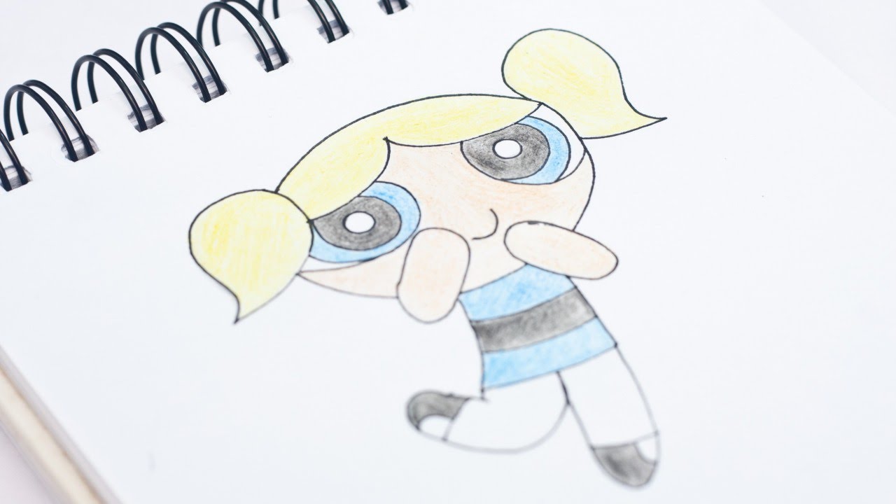 1280x720 easily draw bubbles of powerpuff girls - Powerpuff Girls Drawing