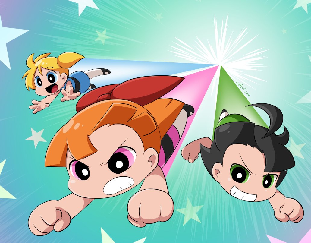 1032x806 coffgirl on twitter finally finish this powerpuff girls drawing - Ppg Drawing
