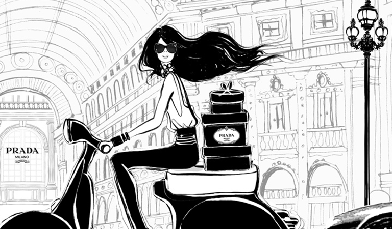 768x450 prada special project luxottica - Prada Drawing